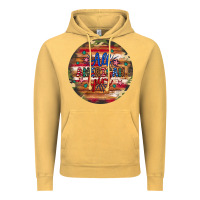 Vintage Mustard all american girl Vintage Hoodie - Artiststas