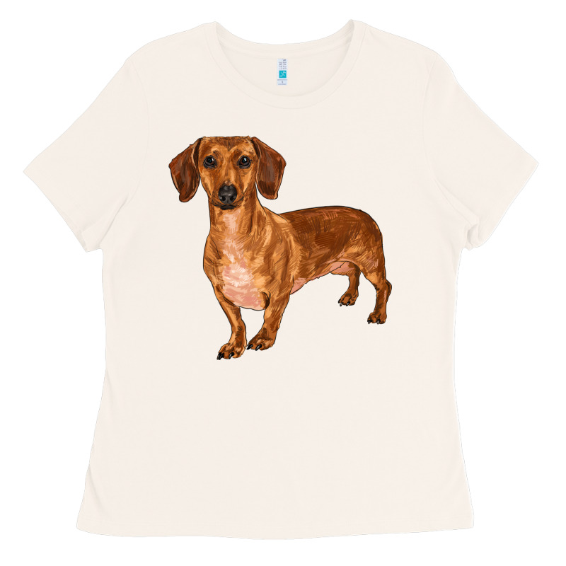 Dachshund Ladies Tee by RanaPortraitStore | Teevron