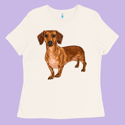Dachshund Ladies Tee Designed By Ranaportraitstore