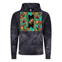 Cloud Black American football mom Vintage Hoodie - Jasminsmagicworld