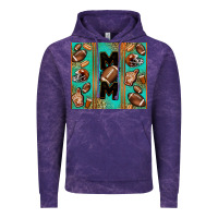 Cloud Purple American football mom Vintage Hoodie - Jasminsmagicworld