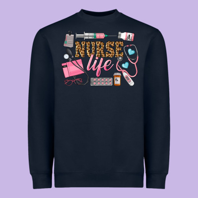 Western Nurse Life Heavyweight Sweatshirt Designed By Lillyallendesigns