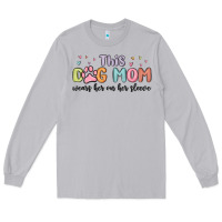Moon Dust this dog mom wears her heart on her sleeve Long Sleeve Tee - MaliasSmallBusiness