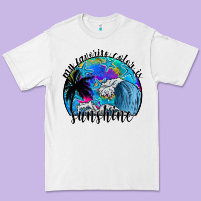My Favorite Color Is Sunshine Premium Tee Designed By Sublimationcraftshop
