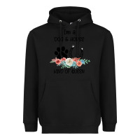 Black I'm A Dog & Horse Kind Of Queen Pet Lover Owner Heavyweight Hoodie - Bettercallsaul