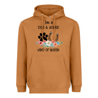 Meerkat I'm A Dog & Horse Kind Of Queen Pet Lover Owner Heavyweight Hoodie - Bettercallsaul