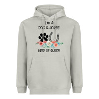 Moon Dust I'm A Dog & Horse Kind Of Queen Pet Lover Owner Heavyweight Hoodie - Bettercallsaul
