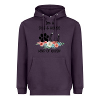 Plum I'm A Dog & Horse Kind Of Queen Pet Lover Owner Heavyweight Hoodie - Bettercallsaul