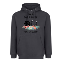 Smoke I'm A Dog & Horse Kind Of Queen Pet Lover Owner Heavyweight Hoodie - Bettercallsaul