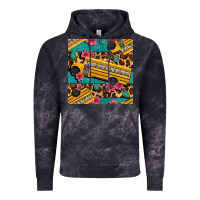 Cloud Black school bus and leopar seamless pattern Vintage Hoodie - BundleAndBundleShop
