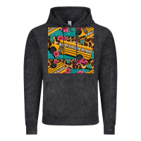 Vintage Arctic school bus and leopar seamless pattern Vintage Hoodie - BundleAndBundleShop