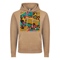Vintage Coffee school bus and leopar seamless pattern Vintage Hoodie - BundleAndBundleShop