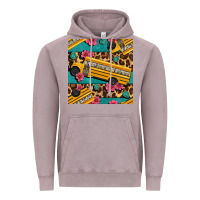 Vintage Zinc school bus and leopar seamless pattern Vintage Hoodie - BundleAndBundleShop
