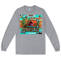 Heather Grey traveler tumbler Long Sleeve Tee - JahusDesignShop