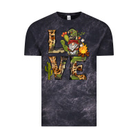 Cloud Black love camping gnome Vintage Tee - BarkalooDesign