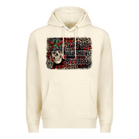I'm So Freaking Merry Skeleton Messy Bun Premium Hoodie | Teevron