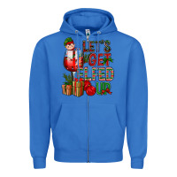 True Royal Let's Get Elfed Up Christmas Zipper Hoodie - BundleAndBundleShop