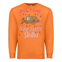 Carrot Just A Girl Who Lowes Sloths Premium Sweatshirt - Bettercallsaul