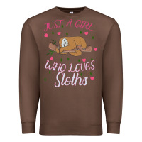 Chestnut Just A Girl Who Lowes Sloths Premium Sweatshirt - Bettercallsaul