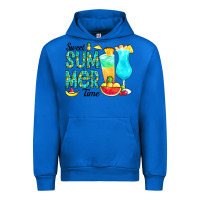 Cobalt sweet summer time pineapple Urban Hoodie - CowCowDesign