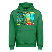 Emerald sweet summer time pineapple Urban Hoodie - CowCowDesign