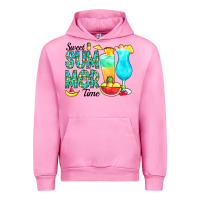 Fuchsia Pink sweet summer time pineapple Urban Hoodie - CowCowDesign