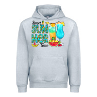 Heather Grey sweet summer time pineapple Urban Hoodie - CowCowDesign