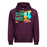 Mauve Wine sweet summer time pineapple Urban Hoodie - CowCowDesign