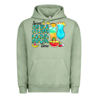 Pigment Oil Green sweet summer time pineapple Urban Hoodie - CowCowDesign