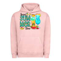 Pigment Salmon sweet summer time pineapple Urban Hoodie - CowCowDesign
