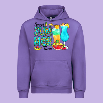 Sweet Summer Time Pineapple Urban Hoodie Designed By Cowcowdesign
