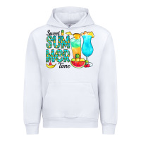 White sweet summer time pineapple Urban Hoodie - CowCowDesign