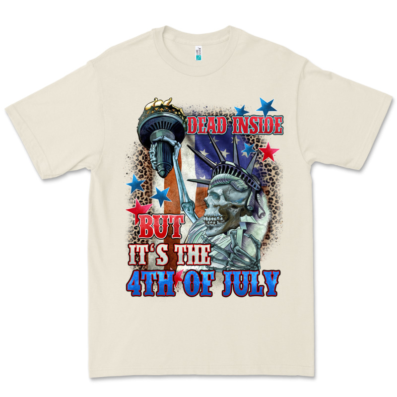 Dead Inside But It's The 4th Of July Premium Tee by CowGirlArtShop | Teevron