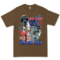 Cacao Dead inside but it's the 4th of July Premium Tee - CowGirlArtShop