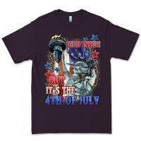 Plum Dead inside but it's the 4th of July Premium Tee - CowGirlArtShop