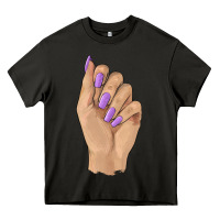 Asphalt nail Heavy Core Tee - BarkalooDesign