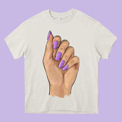 Nail Heavy Core Tee Designed By Barkaloodesign