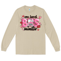 Mushroom one loved bus monitor Long Sleeve Tee - MaliasSmallBusiness