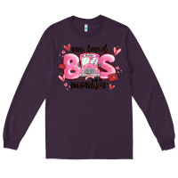 Plum one loved bus monitor Long Sleeve Tee - MaliasSmallBusiness