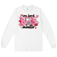 White one loved bus monitor Long Sleeve Tee - MaliasSmallBusiness