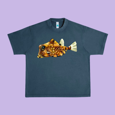 Humpback Turretfish Urban Heavy Tee Designed By Lillyallendesigns