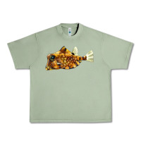 Oil Green humpback turretfish Urban Heavy Tee - LillyAllenDesigns