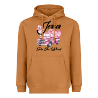 Meerkat Leopard Floral Pink Car Jesus Take The Wheel Heavyweight Hoodie - Bettercallsaul