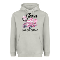 Moon Dust Leopard Floral Pink Car Jesus Take The Wheel Heavyweight Hoodie - Bettercallsaul