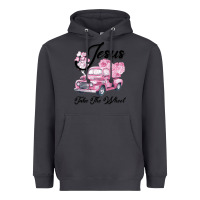 Smoke Leopard Floral Pink Car Jesus Take The Wheel Heavyweight Hoodie - Bettercallsaul
