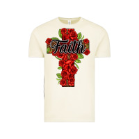 Vintage Arctic faith floral cross Vintage Tee - NancyCooperArtShop