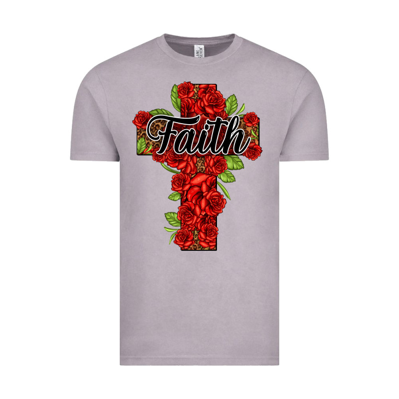 Faith Floral Cross Vintage Tee by NancyCooperArtShop | Teevron
