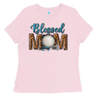 Western Blessed Mom With Lacrosse Ladies Tee | Teevron