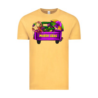 Vintage Mustard mardi grass umbrella with truck Vintage Tee - AdoDesignShop