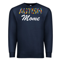 Navy Autism mom Premium Sweatshirt - Bettercallsaul